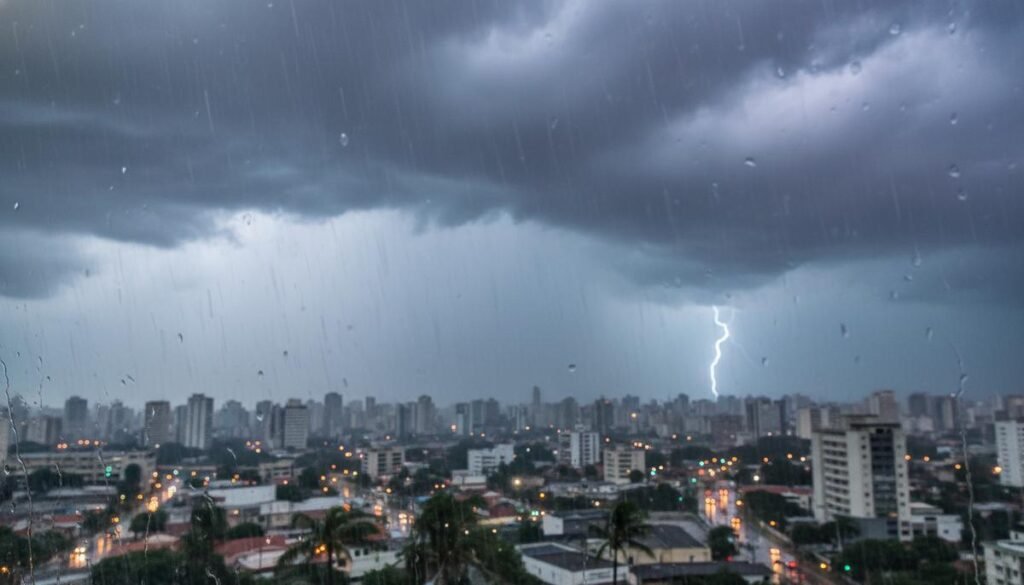 Tempo pelo Brasil: Semana termina com alerta de chuva forte no Sudeste