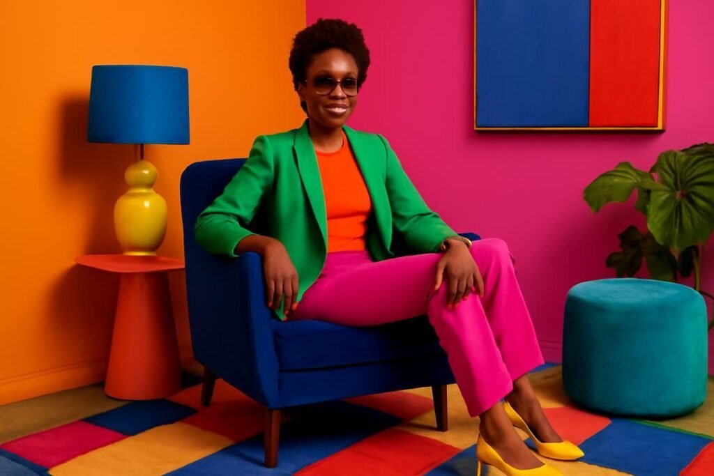 Cores ousadas: transforme seu estilo e ambiente com combinações vibrantes e modernas